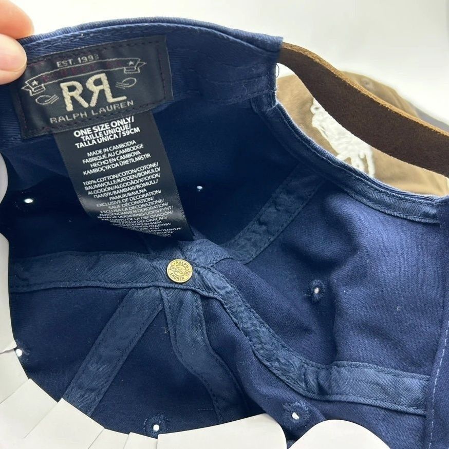 RRL Ralph Lauren RRL Double RL Ralph Lauren Cap Hat Size ONE SIZE - 7 Thumbnail