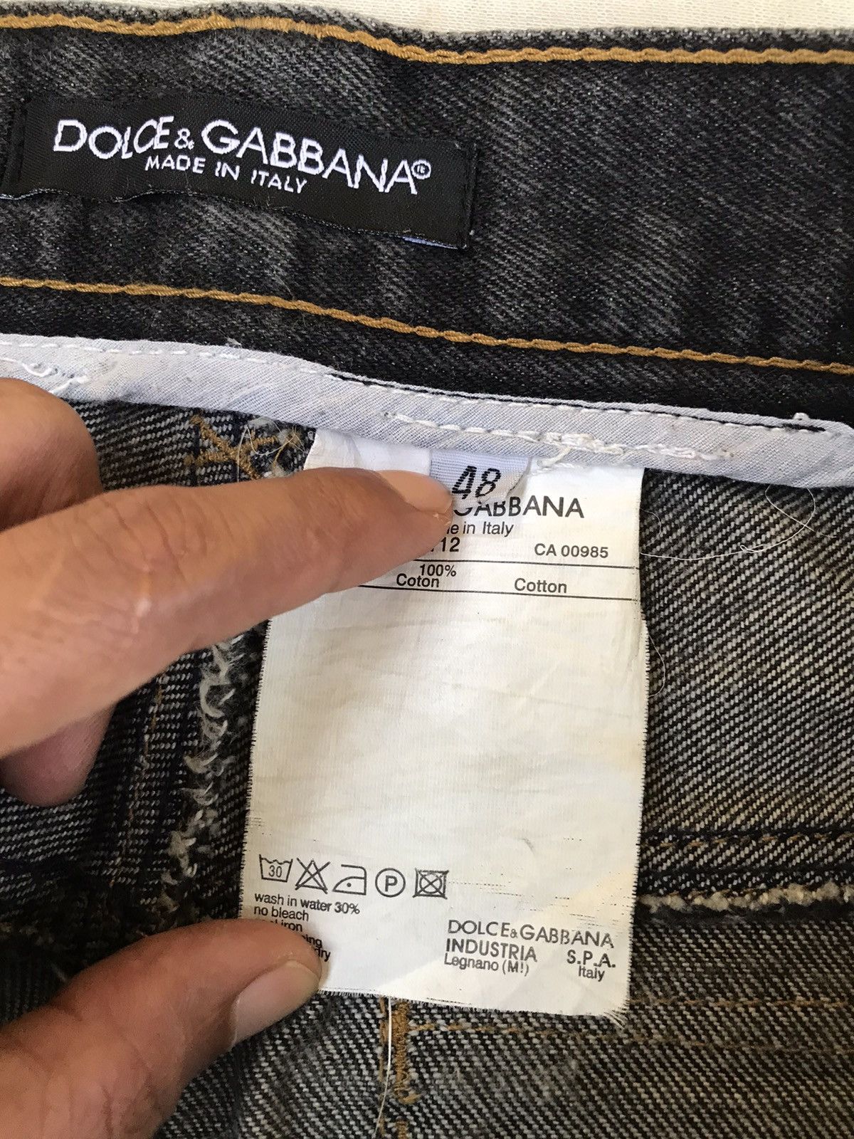 Dolce & Gabbana Rare Dolce & Gabbana Distressed Jeans Size US 33 - 6 Thumbnail