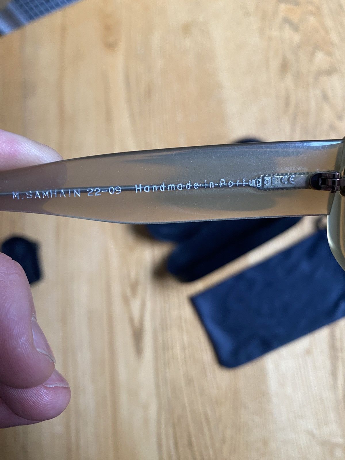 Our Legacy SAMHAIN - Clear Rose Lens Sunglasses Size ONE SIZE - 5 Thumbnail