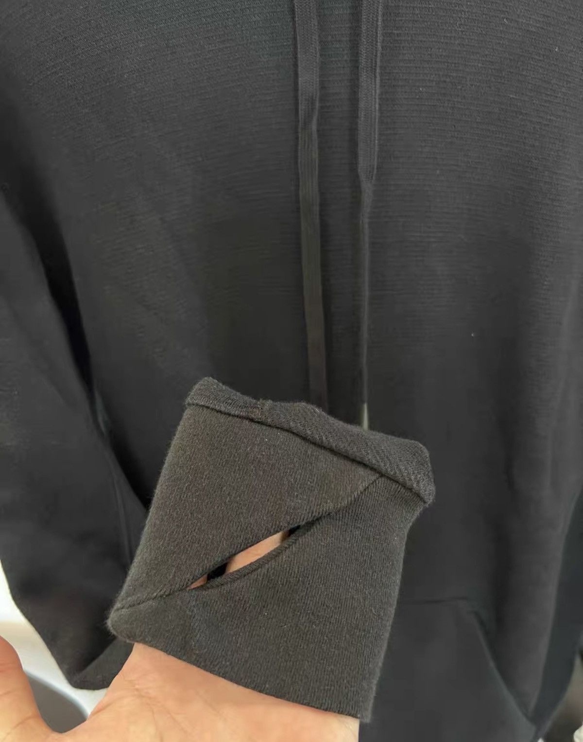 11 By Boris Bidjan Saberi 11ByBBS Slogan Print Hoodie with Balaclava Size US XS / EU 42 / 0 - 9 Thumbnail