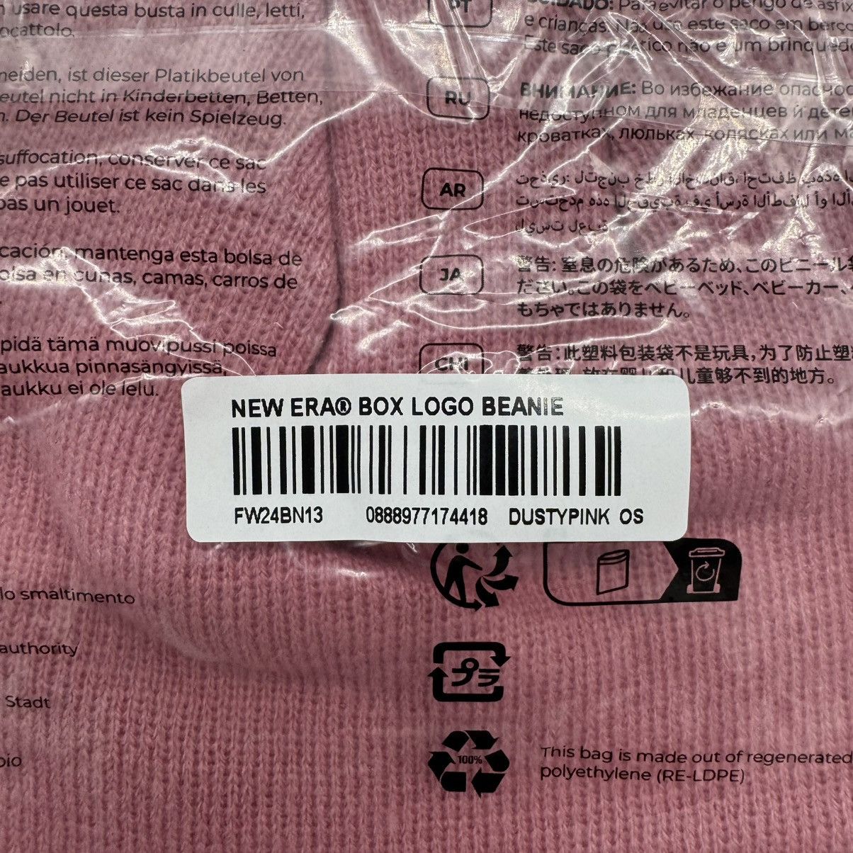 Supreme Supreme New Era Box Logo Beanie (FW24) Dusty Pink Size ONE SIZE - 3 Thumbnail