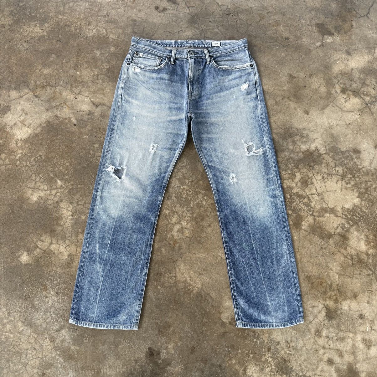 Edwin W36x29.5 Vintage Edwin Mud Washer Denim Jean Pants Size US 36 / EU 52 - 1 Thumbnail