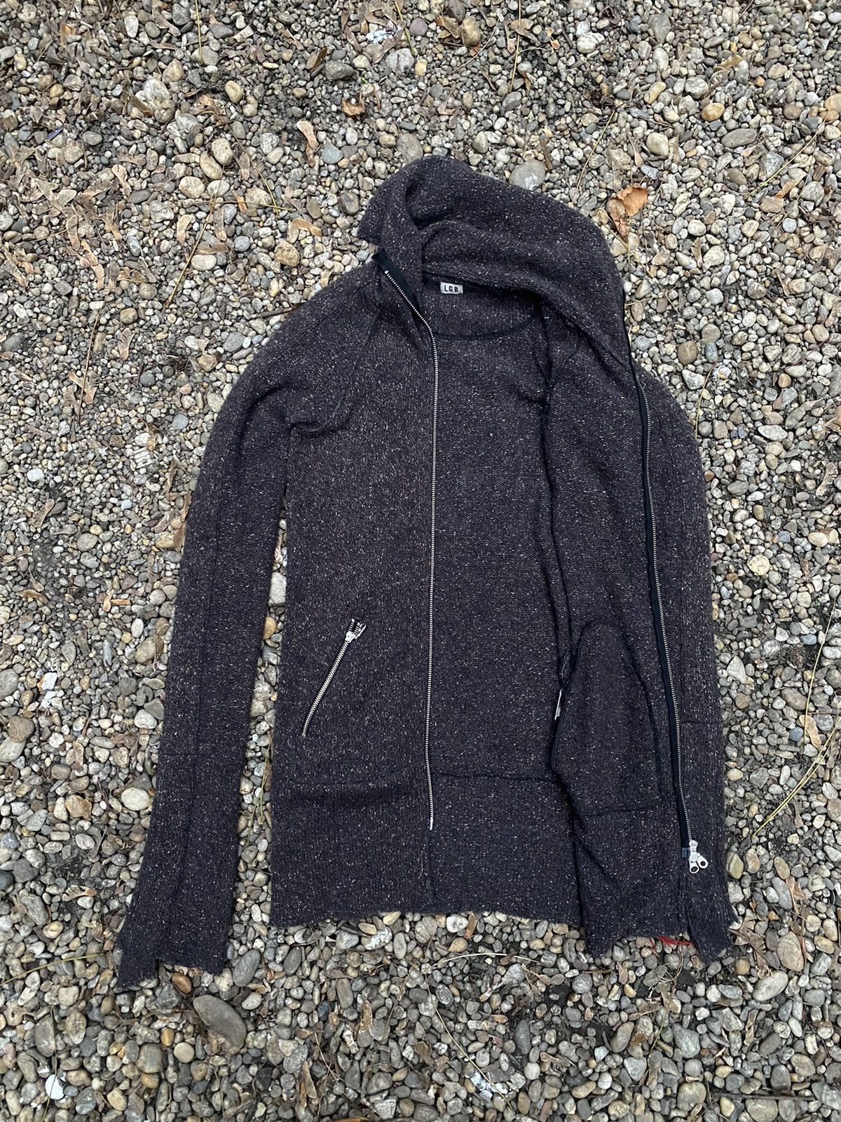 Le Grande Bleu (L.G.B.) Avant-garde L.G.B. Le Grande Bleu Zip Sweater Size US M / EU 48-50 / 2 - 2 Thumbnail