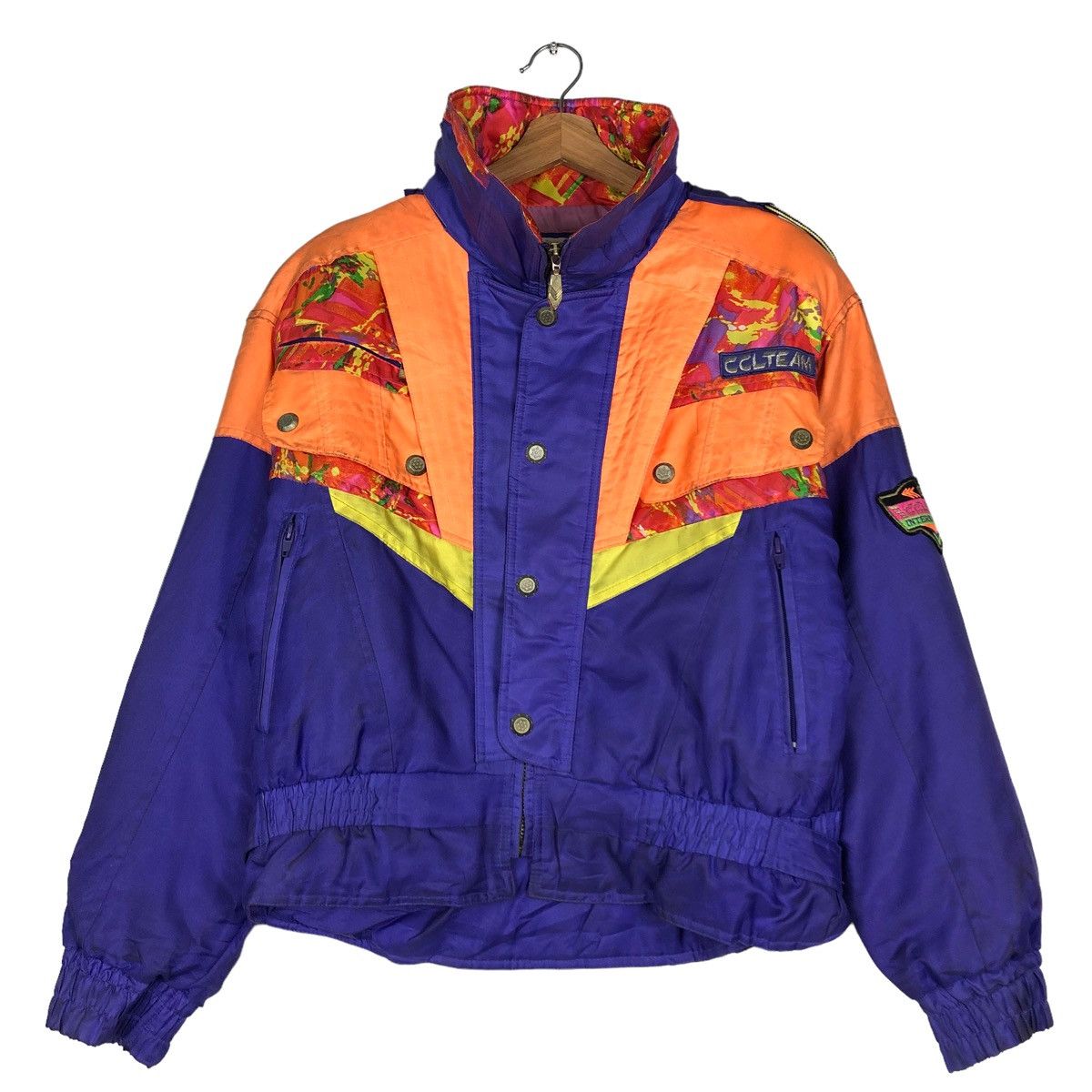 🔥VINTAGE CROPPED SKI JACKET BONDAGE CCLTEAM ISSEY MIYAKE