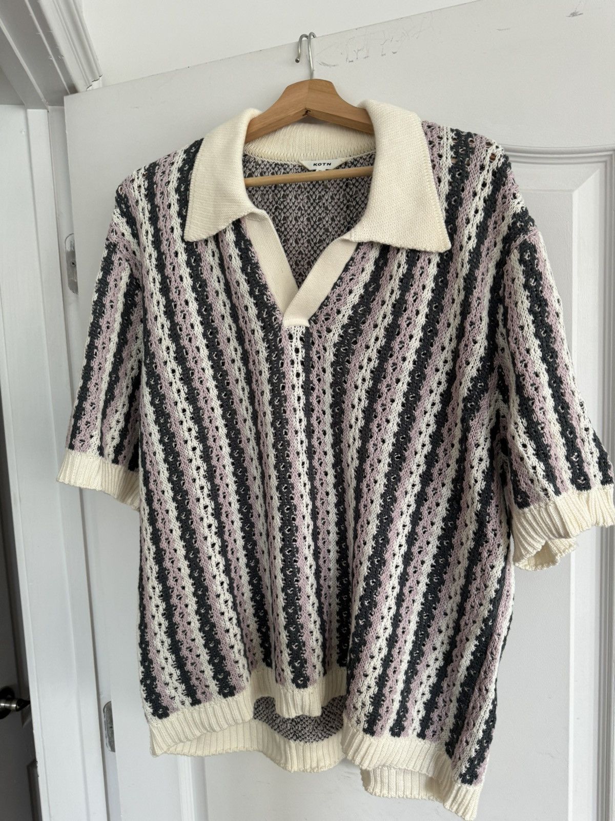 Kotn Kotn Oversized Knit Polo Size US XL / EU 56 / 4 - 1 Thumbnail