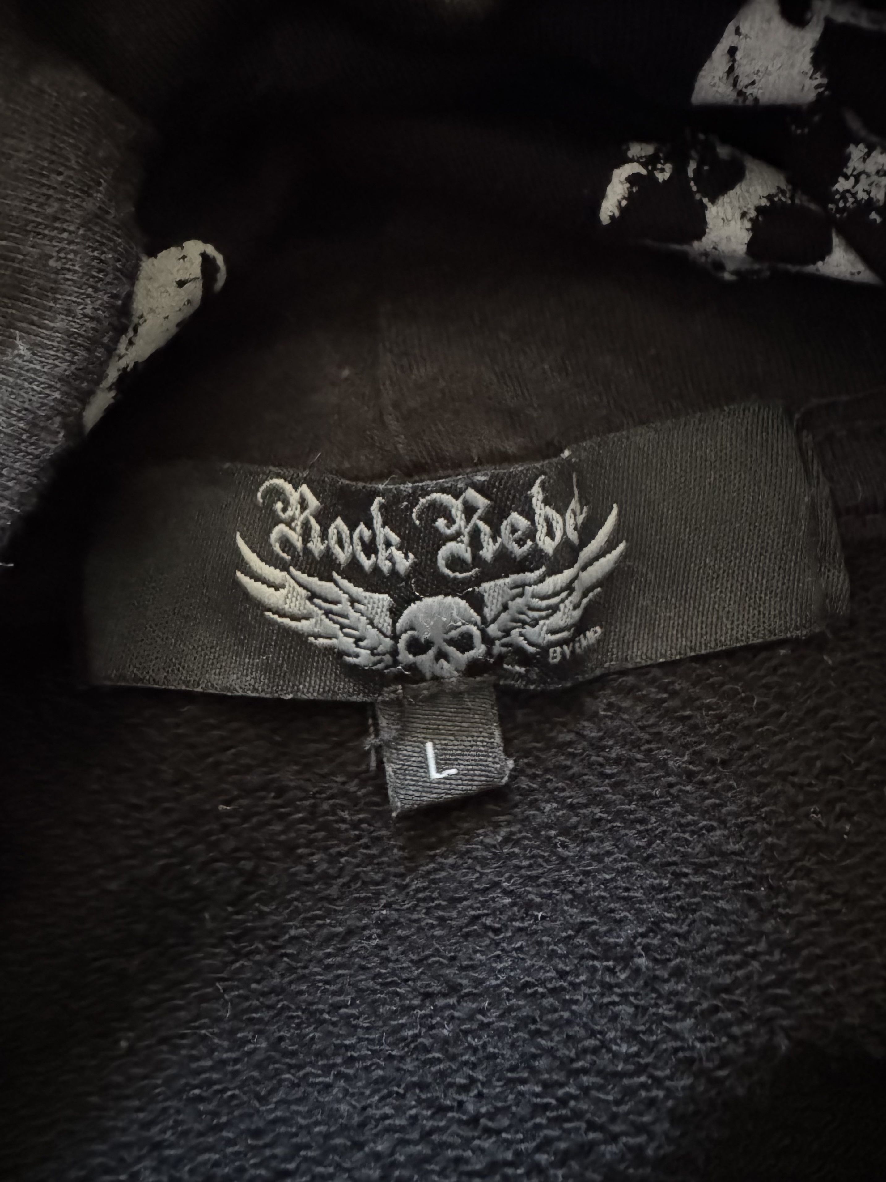 Affliction Vintage Y2K Rock Rebel skull tribal zip hoodie with buff Size L / US 10 / IT 46 - 7 Thumbnail