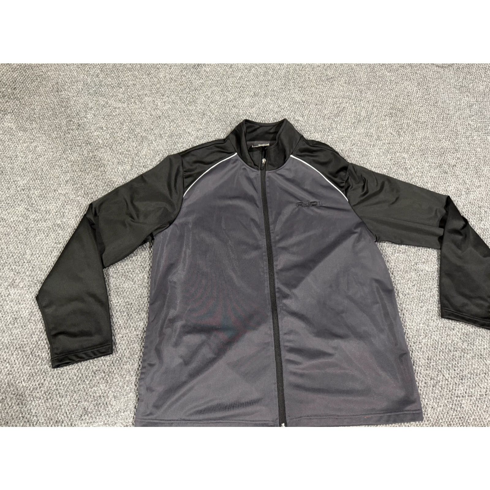 Vintage AND1 Track Jacket Mens XL Gray Lightweight Full Zip Basketball Athletic Running Size US XL / EU 56 / 4 - 2 Thumbnail