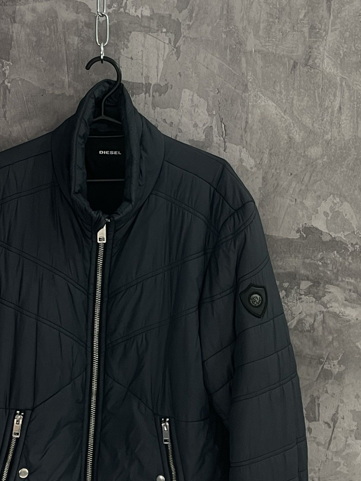 Diesel × Vintage Diesel Bomber Jacket With Multi Zip Design Size US XL / EU 56 / 4 - 4 Thumbnail