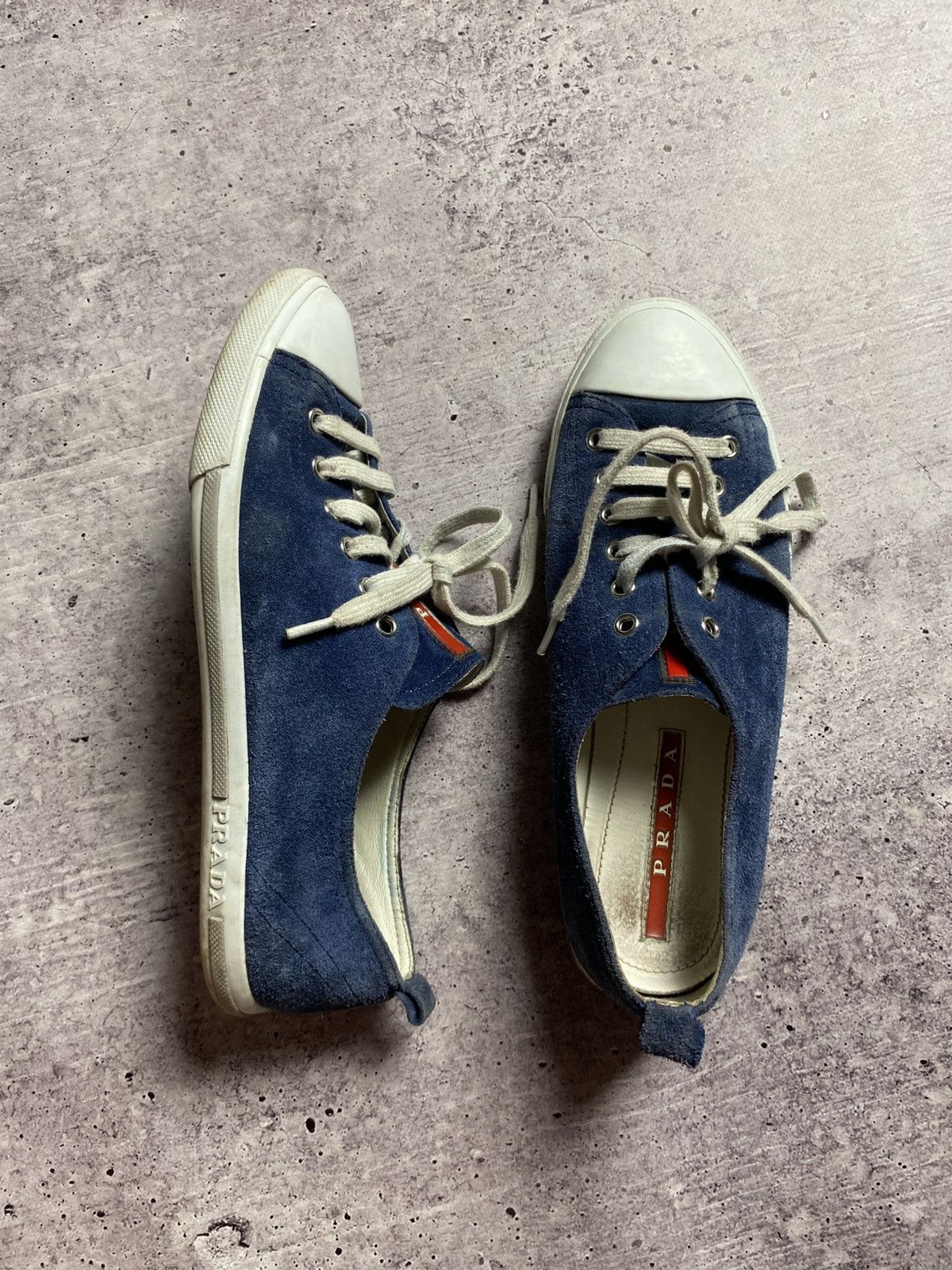 Prada Vintage Prada Red Tab Sneakers Size US 6.5 / EU 39-40 - 1 Thumbnail