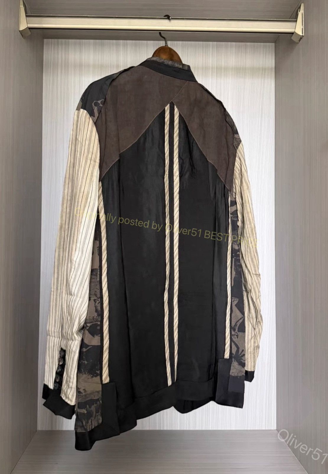 Ziggy Chen Ziggy Chen 21SS reversible spliced blazer YYYY17/2610 Size US M / EU 48-50 / 2 - 2 Thumbnail