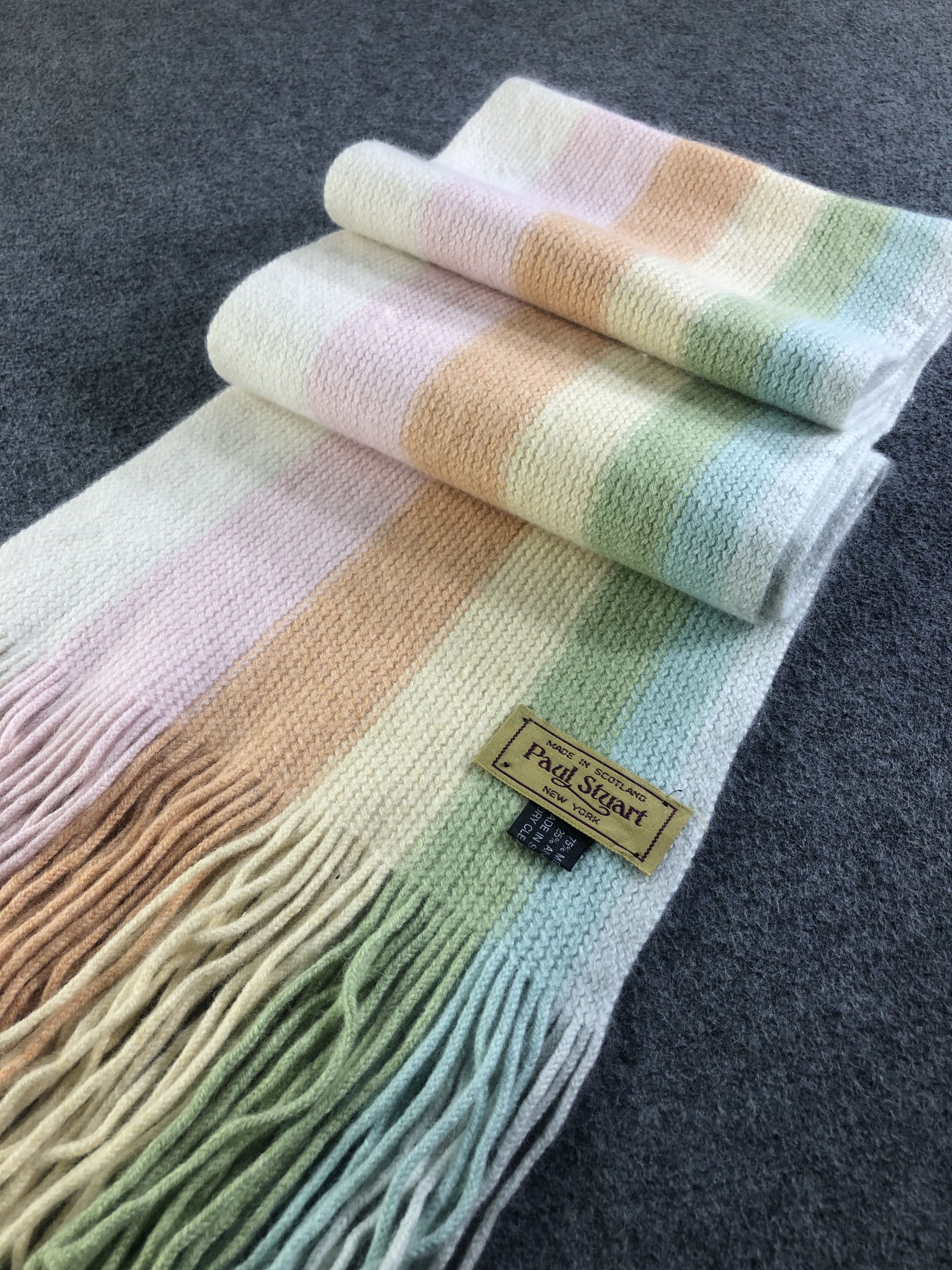 Paul Stuart Paul Stuart Multicolor Scarf / Muffler / Neckwear SS1297 Size ONE SIZE - 3 Thumbnail