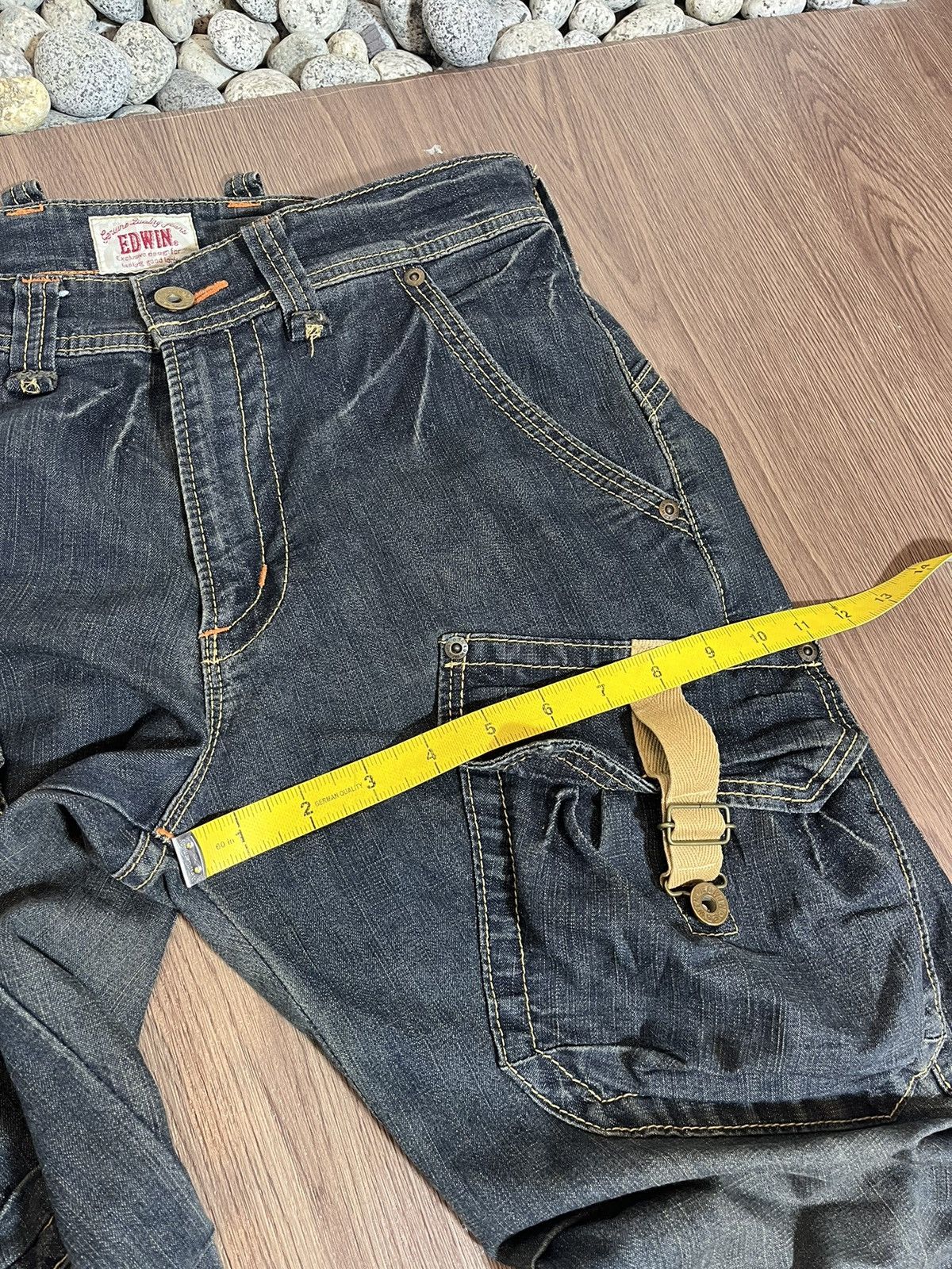 Edwin × If Six Was Nine × Japanese Brand Japanese EDWIN flare multipocket constrast stiching denim Size US 31 - 14 Thumbnail