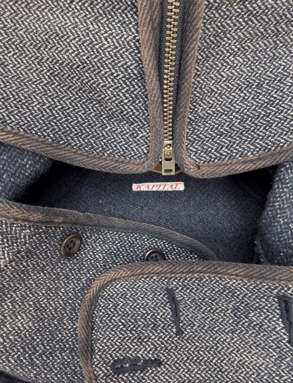 Kapital Wool Coat Boro Style Size US XL / EU 56 / 4 - 5 Thumbnail