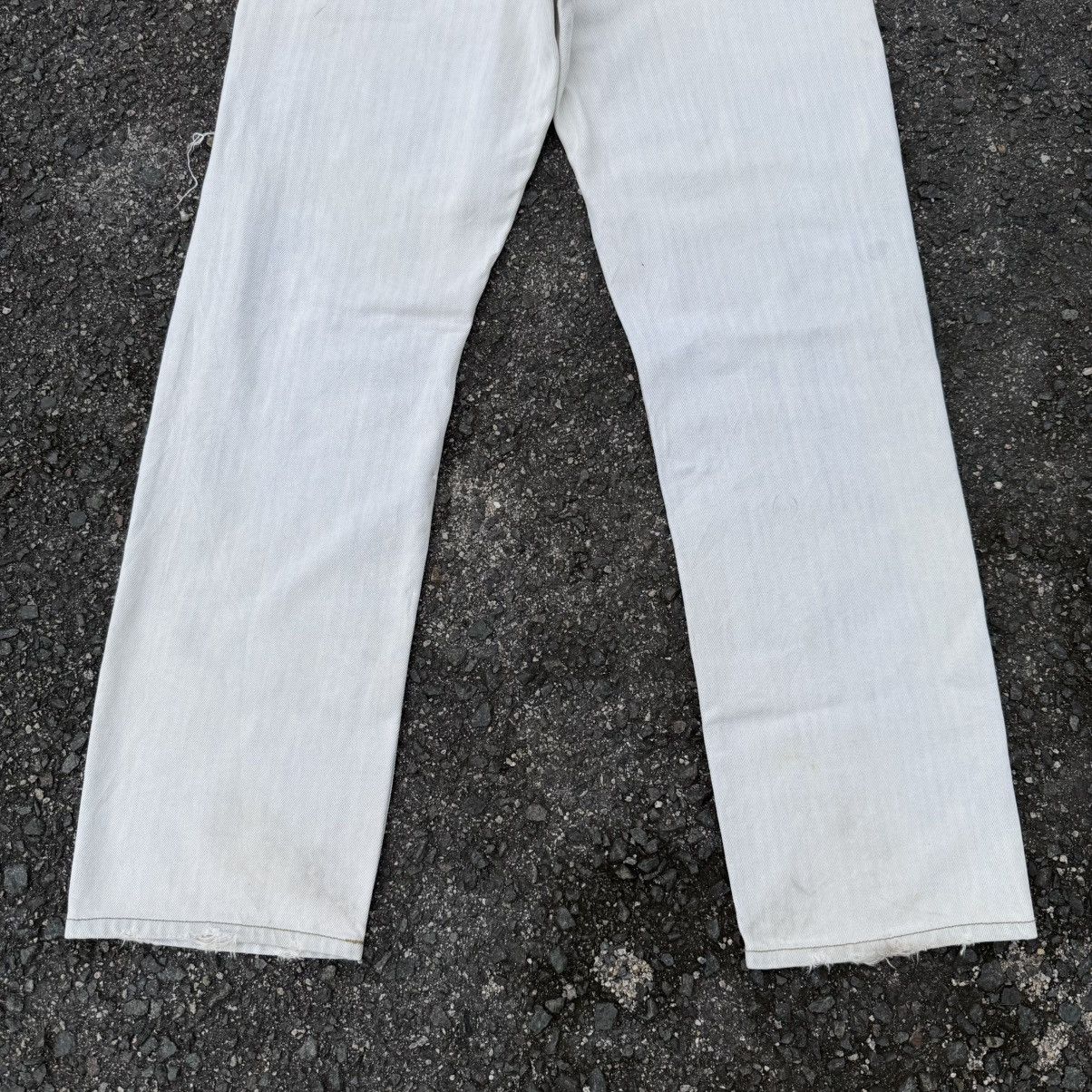 Japanese Brand VINTAGE POWER TO THE PEOPLE WHITE DENIM JEANS Size US 33 - 12 Thumbnail