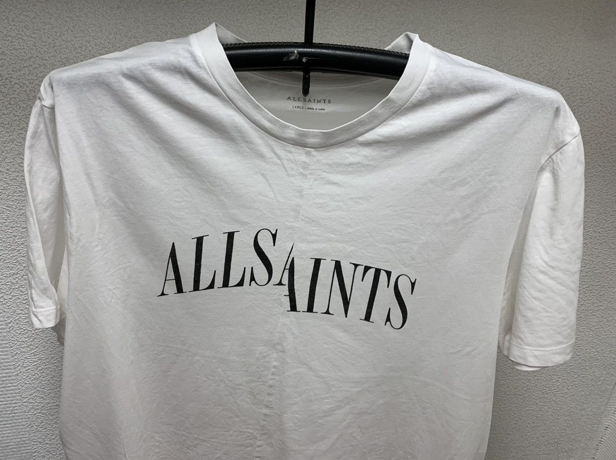 Allsaints Allsaints big logo white t-shirt L sz Japanese brand Size US L / EU 52-54 / 3 - 5 Thumbnail