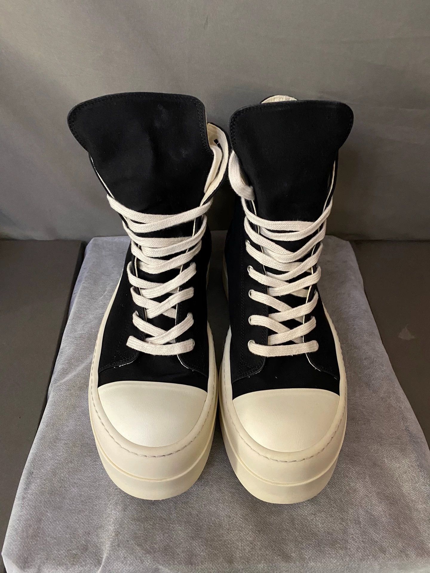 Rick Owens Rick Owens Drkshdw 43High-Top Platform Converse Size US 10 / EU 43 - 1 Thumbnail