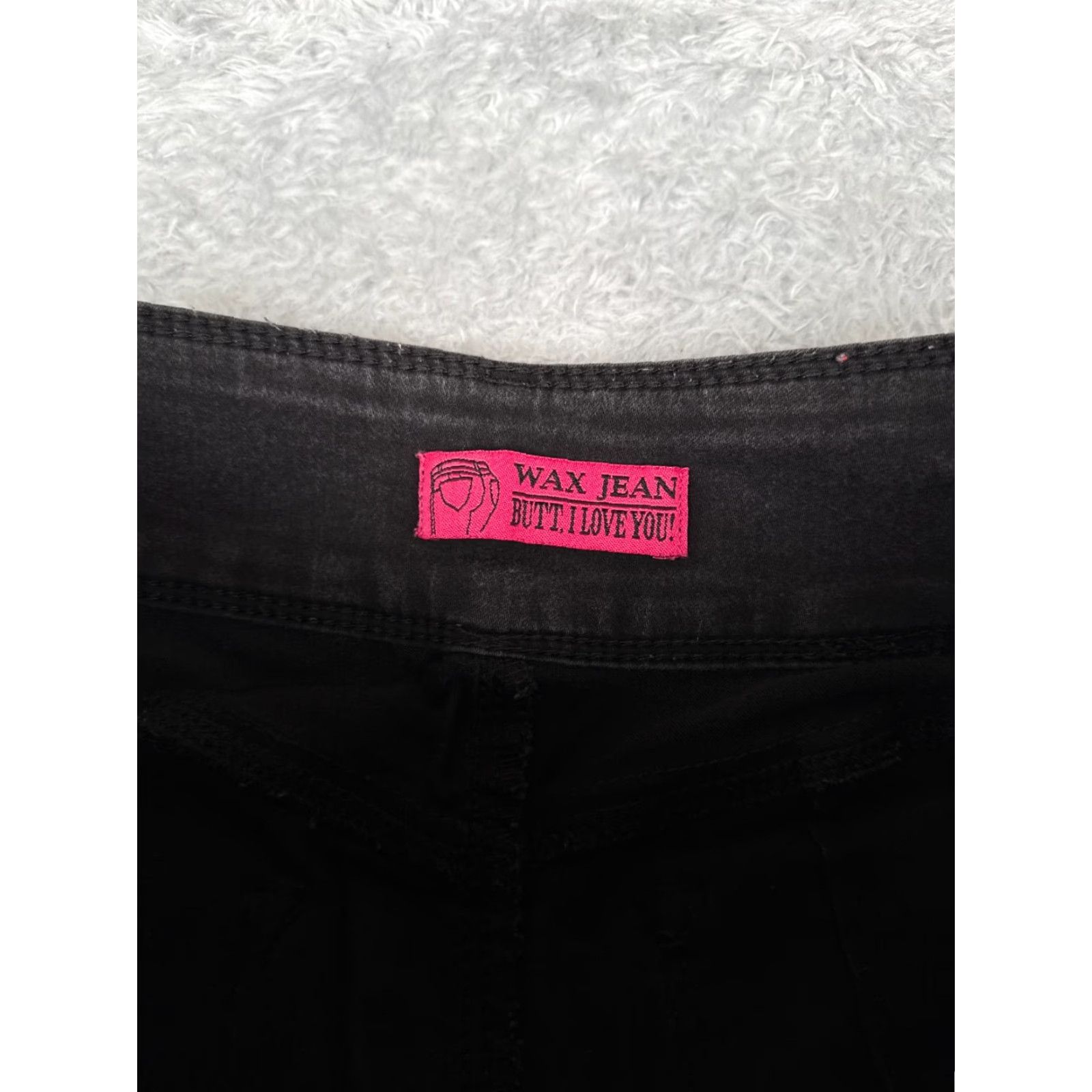Vintage Wax Jean Jeans Women 28 Black Denim Skinny Mid Rise Cotton Blend Stretch 28x22 Size 28" / US 6 / IT 42 - 6 Thumbnail