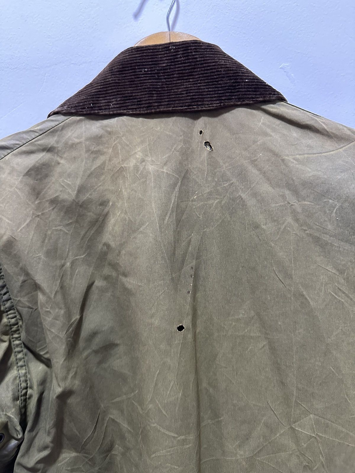 Barbour Barbour Border Cotton Waxed Jacket Hunting Jacket Size US L / EU 52-54 / 3 - 14 Thumbnail