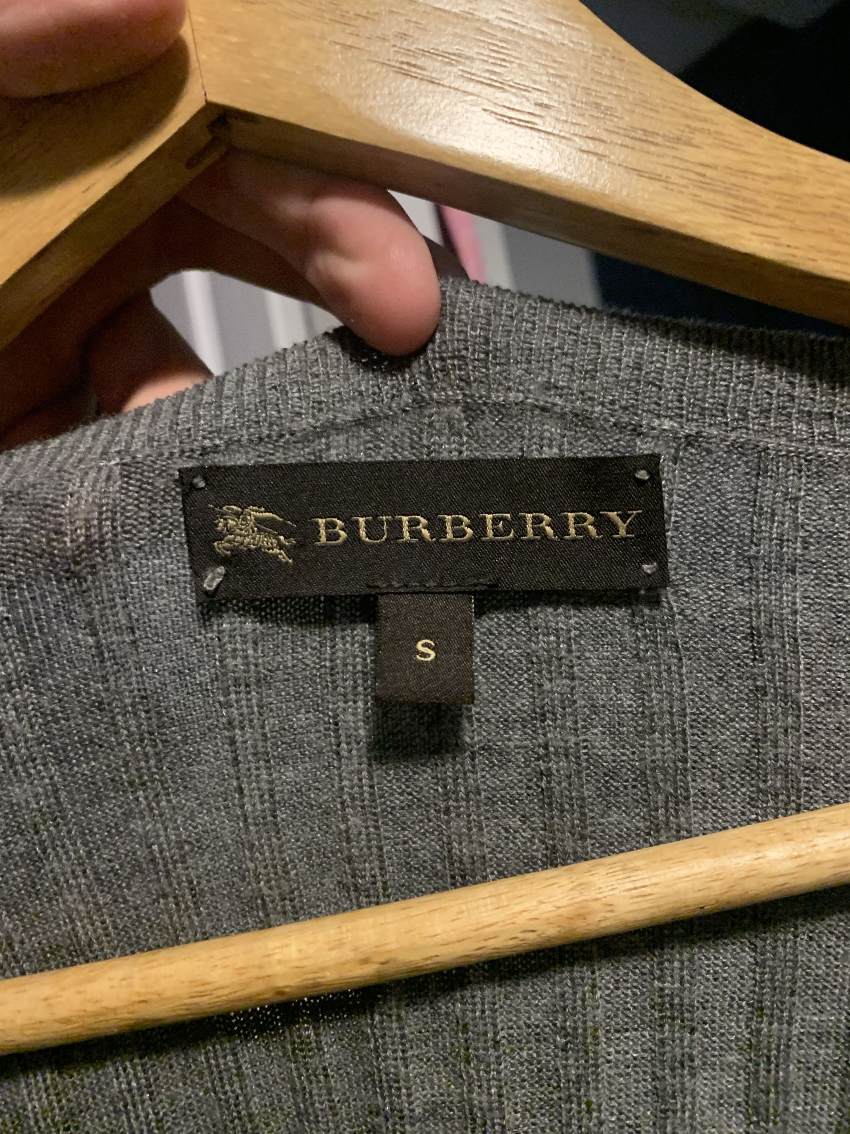 Burberry Burberry Mainline Ribbed Wool-Silk Sweater Size S / US 4 / IT 40 - 4 Thumbnail