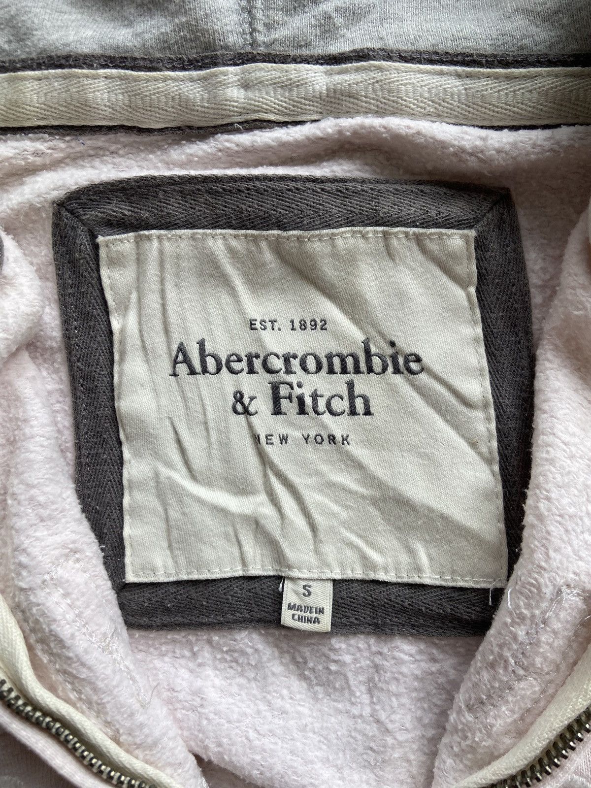 Abercrombie & Fitch Y2K Abercrombie and Fitch Cropped Hoodie Japanese LGB Style Size S / US 4 / IT 40 - 11 Thumbnail