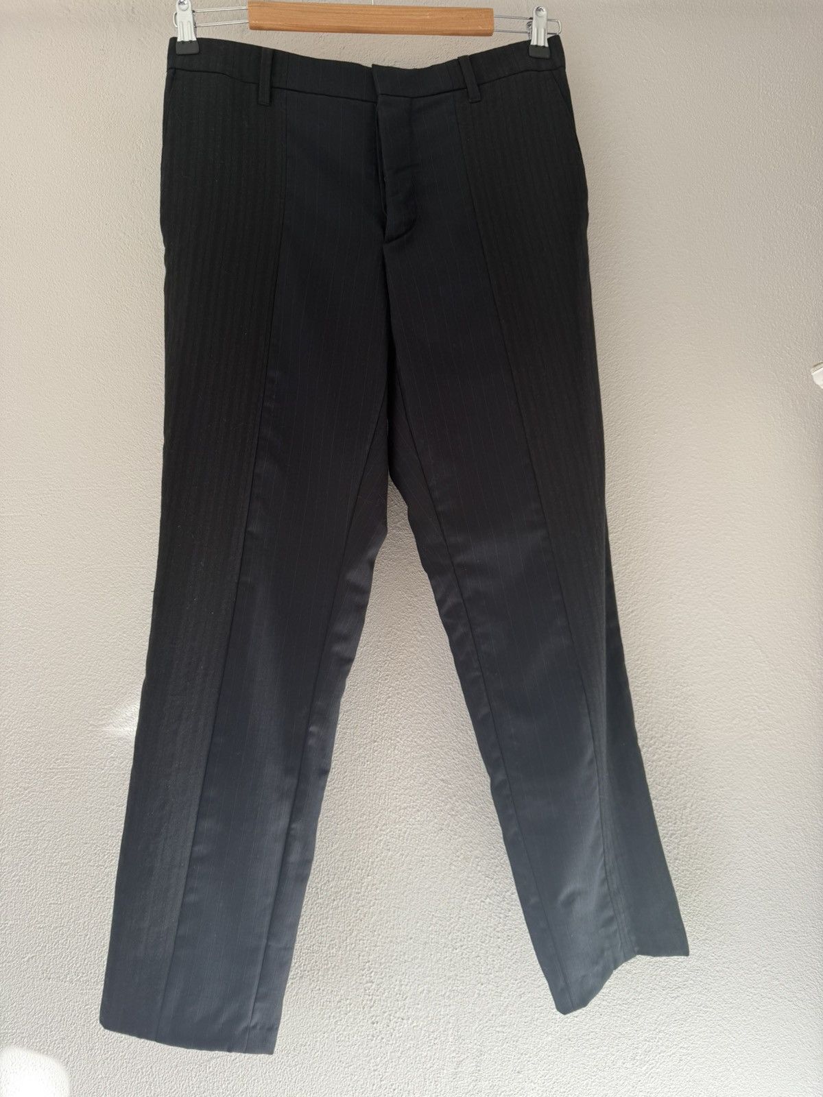 H&M × Maison Margiela H&M x Maison Martin Margiela Pinstripe Wool Trousers Size US 32 / EU 48 - 1 Thumbnail