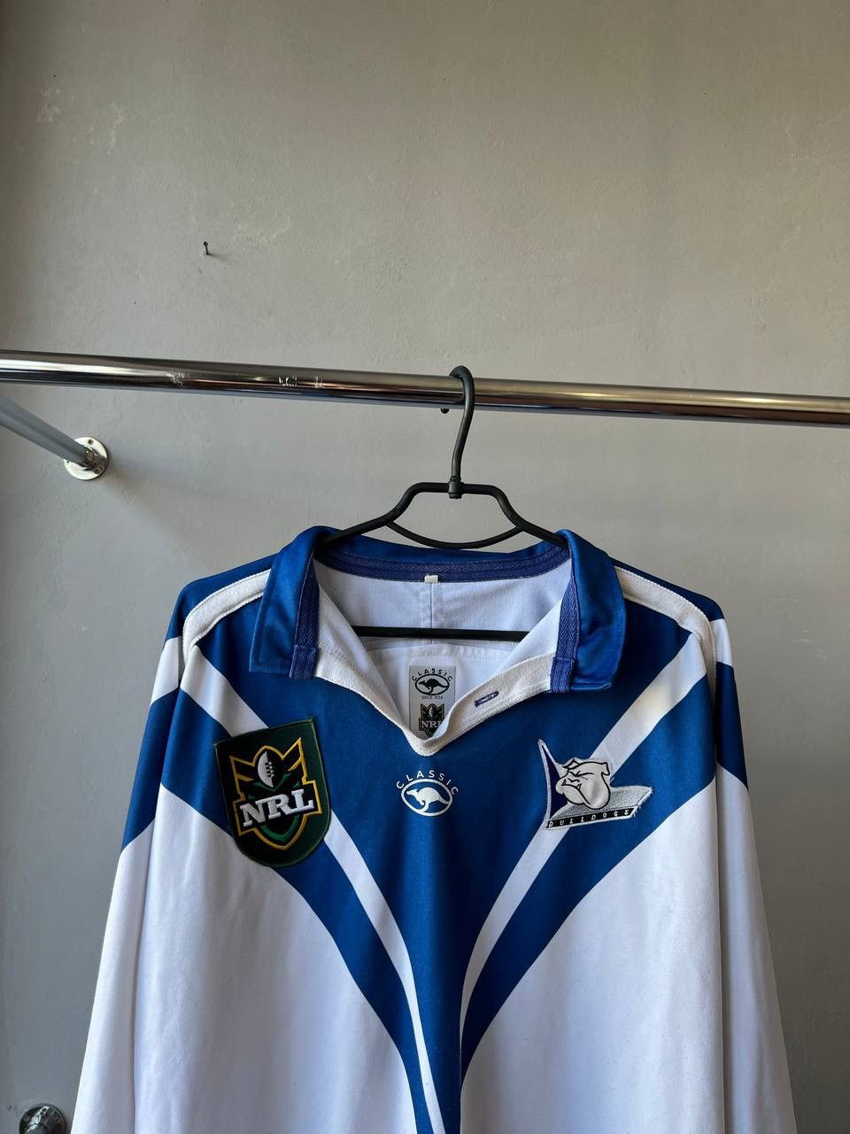 Vintage 1998/99 BANKSTOWN BULLDOGS CLASSIC RUGBY SHIRT JERSEY RARE Size US XL / EU 56 / 4 - 3 Thumbnail