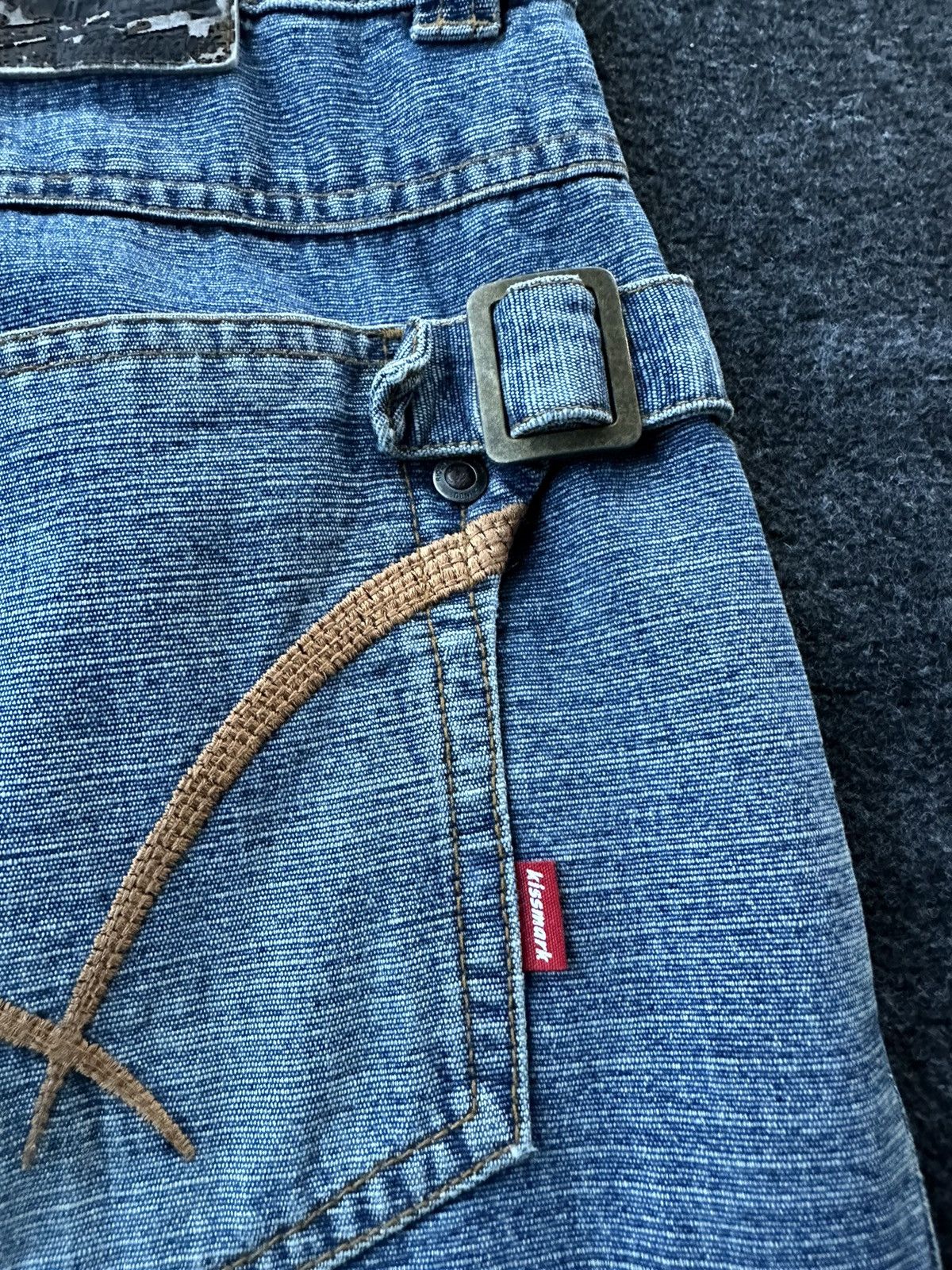 Dogtown × JNCO × Vintage Vintage Kissmark Baggy Loose Denim D233 Size US 34 / EU 50 - 13 Thumbnail