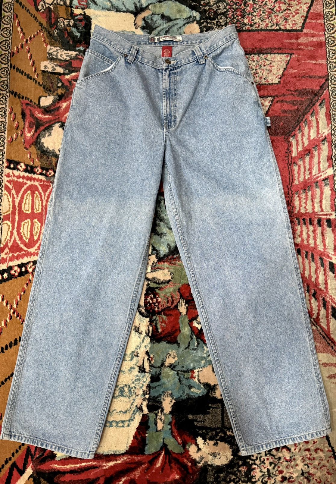 Sonoma Sonoma VTG 90s/Y2K blue light wash baggy carpenter jeans 31 Size US 31 - 2 Thumbnail