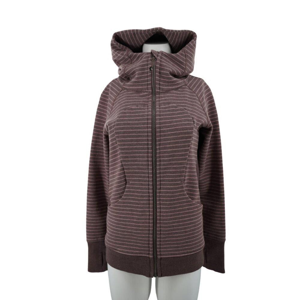 Lululemon Lululemon Scuba Full Zip Striped Hoodie Size 8 Size M / US 6-8 / IT 42-44 - 1 Thumbnail