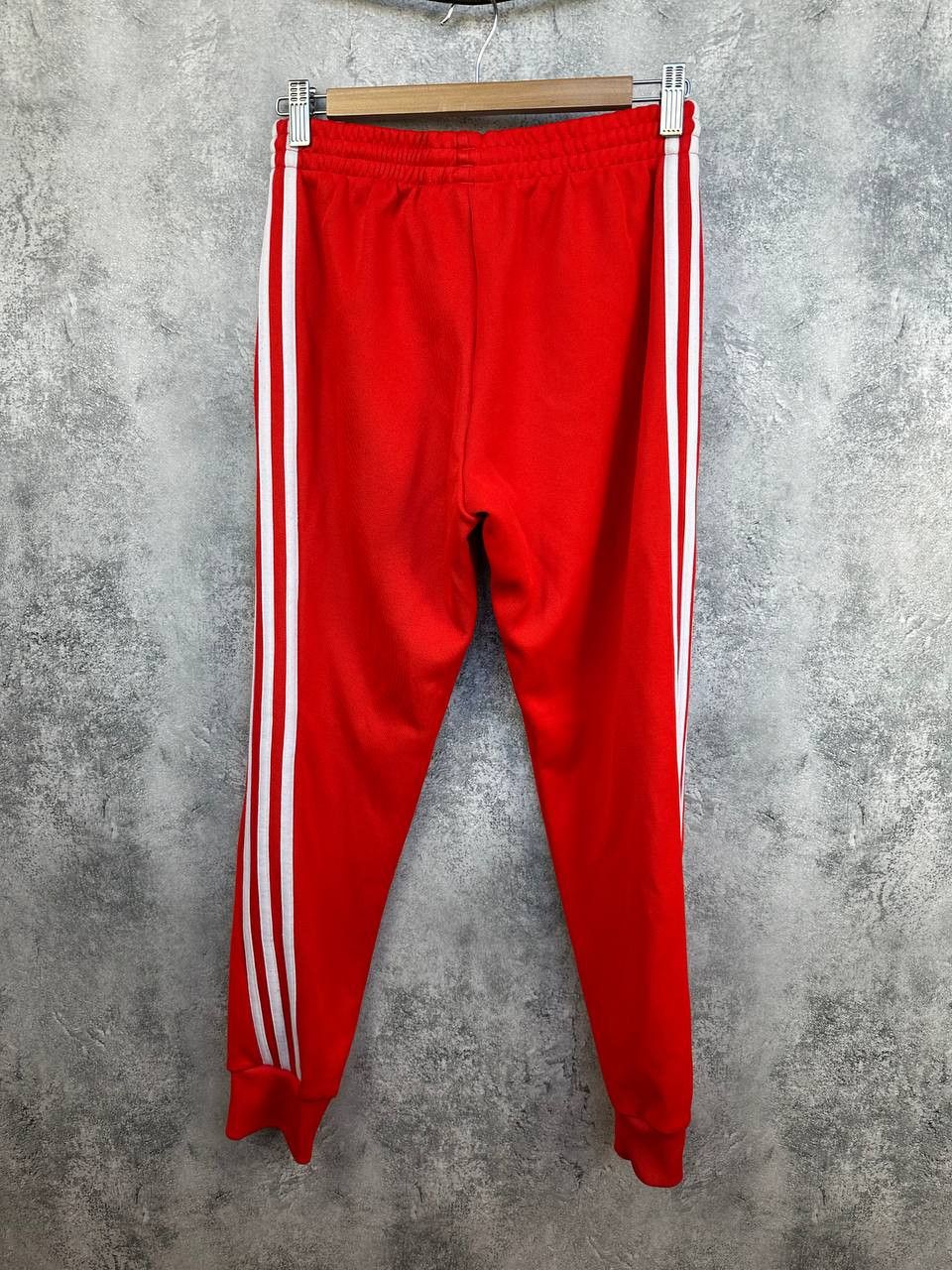 Adidas Adidas Originals Trefoil Red 3-Stripe Track Pants Joggers Size US 30 / EU 46 - 2 Thumbnail