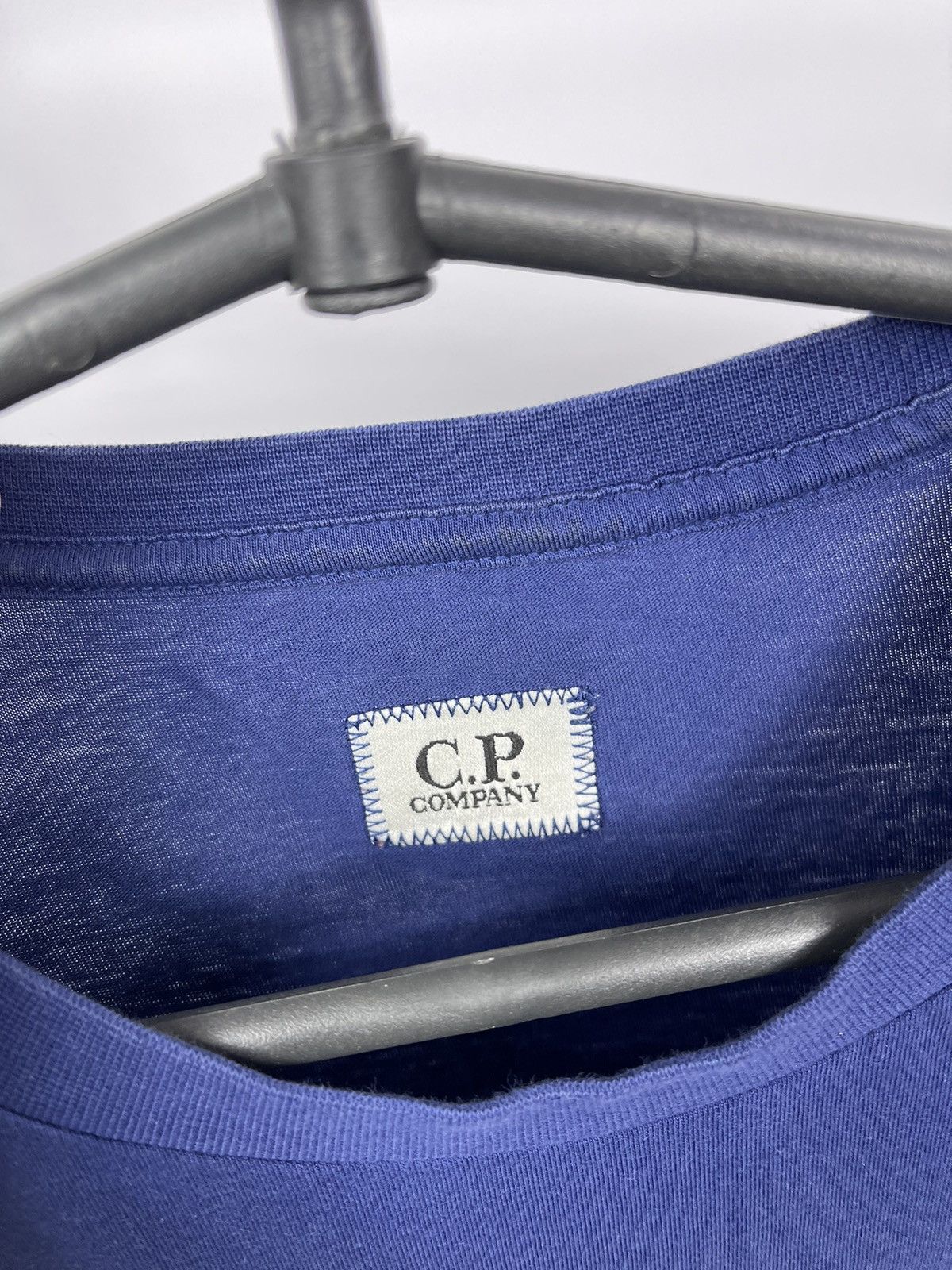 C.P. Company C.P. Company T-Shirt Big Logo Size S Blue Size US S / EU 44-46 / 1 - 3 Thumbnail