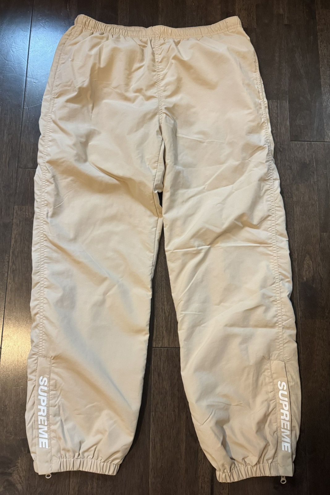 Supreme Supreme Warm Up Jogger Track Pants Nylon - Tan Size US 30 / EU 46 - 1 Thumbnail