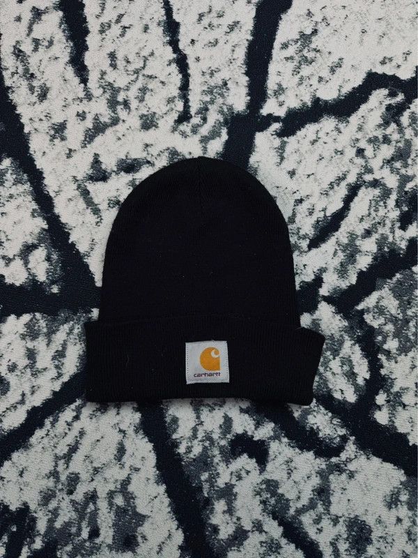 Carhartt Carhartt logo onesize winter hat black Size ONE SIZE - 1 Thumbnail