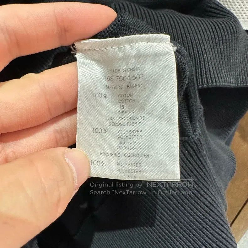 Givenchy Givenchy Five-Star Embroidered Striped Knit Black Hoodie Size US XL / EU 56 / 4 - 4 Thumbnail