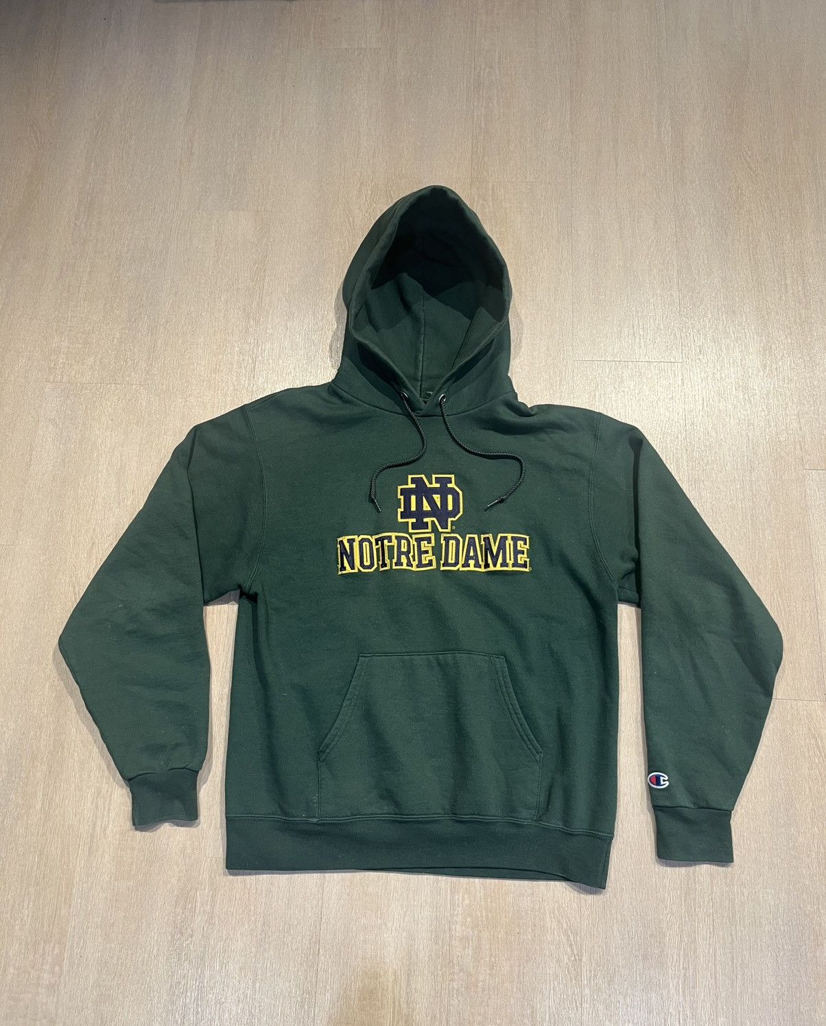 Vintage Notre Dame College Hoodie medium Size US M / EU 48-50 / 2 - 2 Thumbnail
