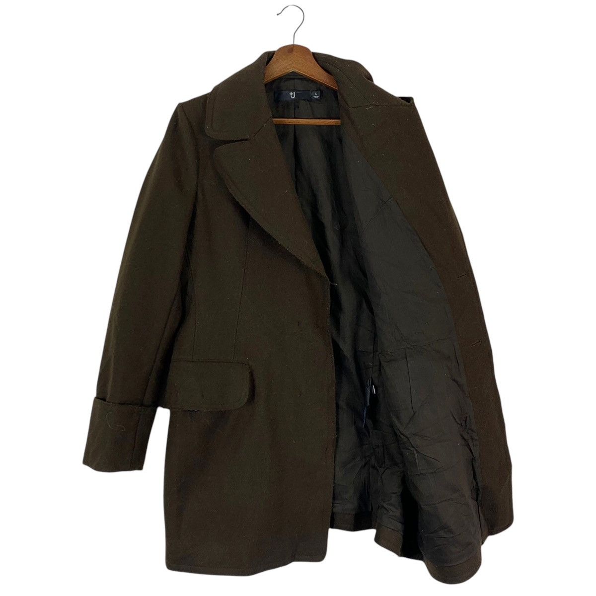 Jil Sander × Uniqlo VINTAGE JILL SANDER X UNIQLO JAPAN WOOL OVERCOAT Size L / US 10 / IT 46 - 6 Thumbnail