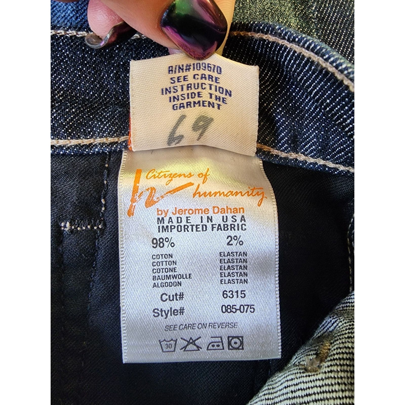 Citizens Of Humanity Citizens of Humanity Jeans Blue Flared Nordstrom Anniversary Size 27" / US 4 / IT 40 - 5 Thumbnail
