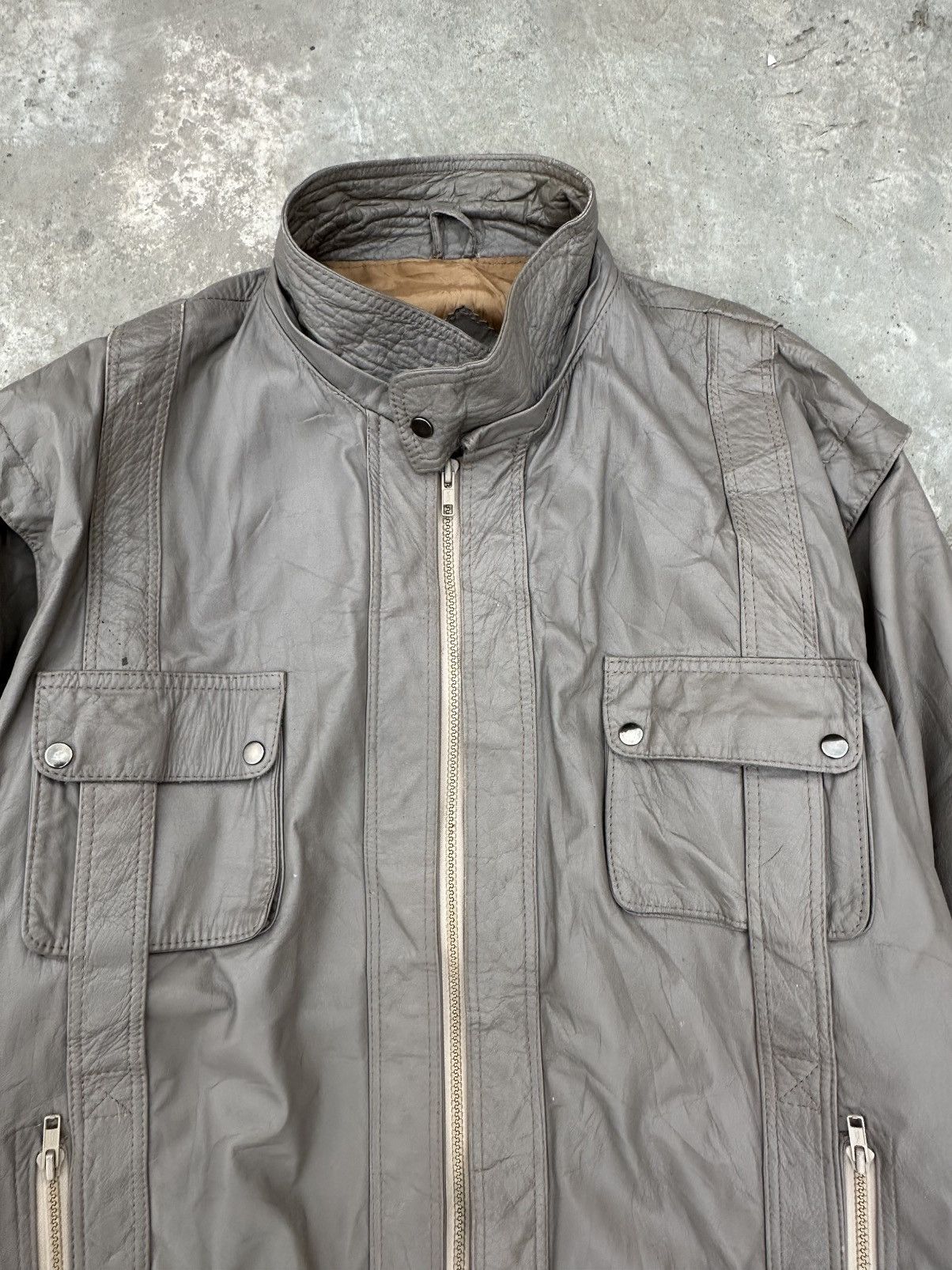 Leather Vintage Mimosa Leather Archival style Leather Jacket Size US XL / EU 56 / 4 - 3 Thumbnail