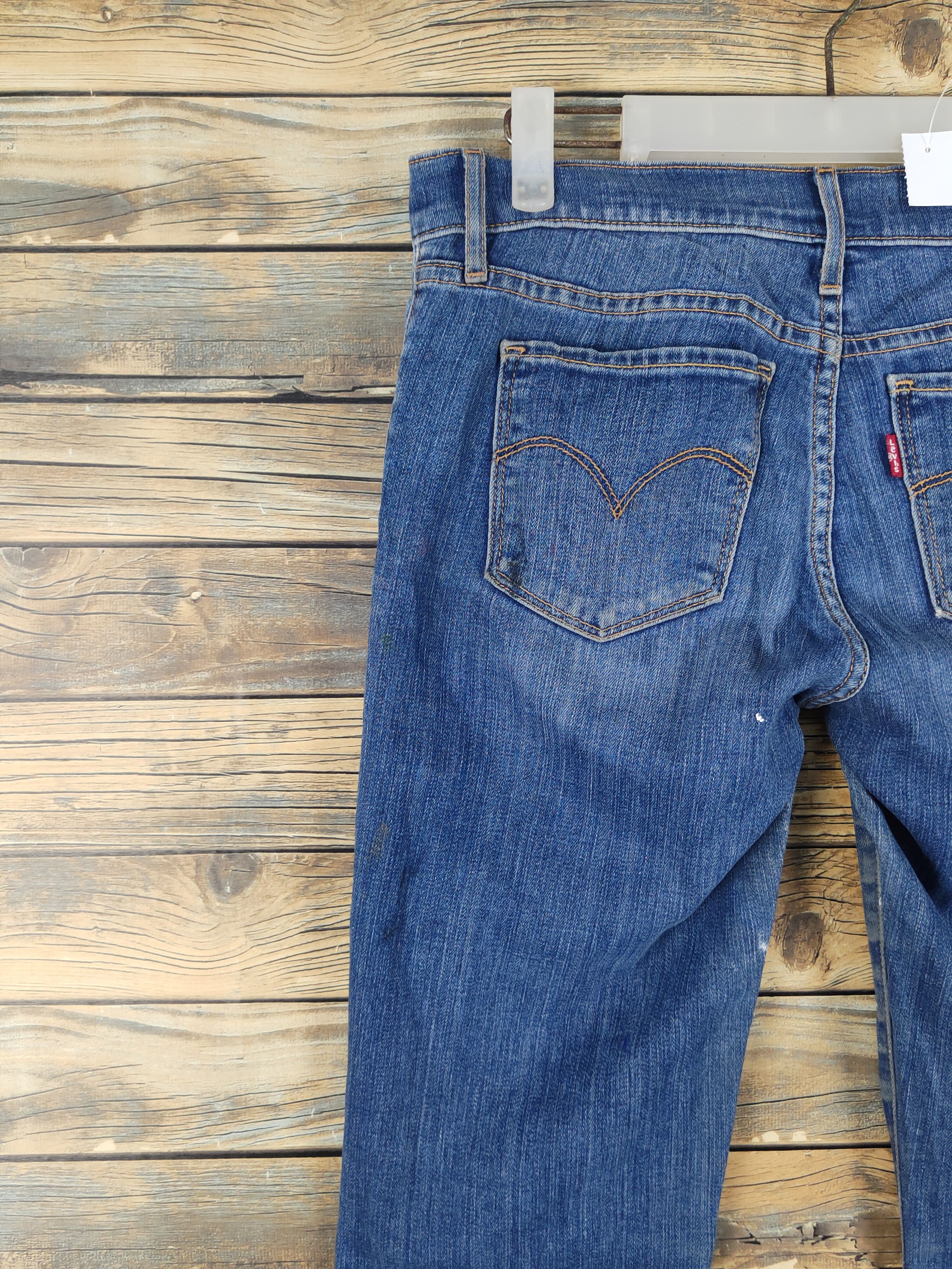 Levi's Levi's painter bootcut Distressed Ripped denim Jeans #W1980 Size 27" / US 4 / IT 40 - 9 Thumbnail