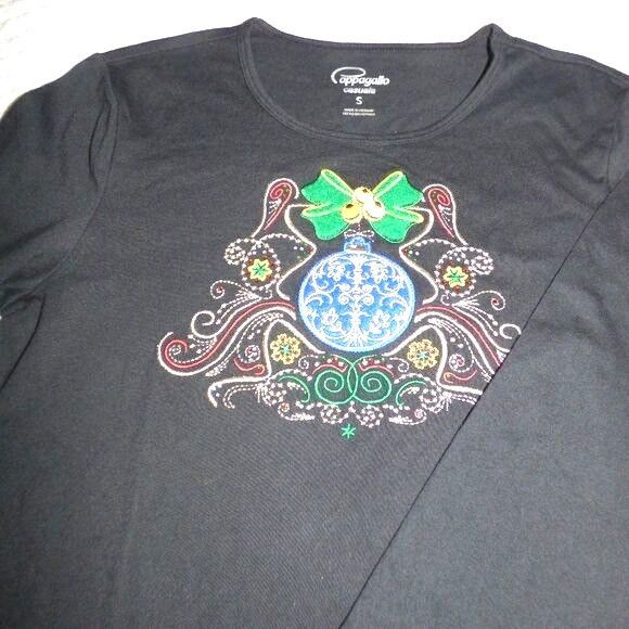 Other Cappagallo Casuals Women’s Embroidered Holiday Ornament Grap Size S / US 4 / IT 40 - 7 Thumbnail