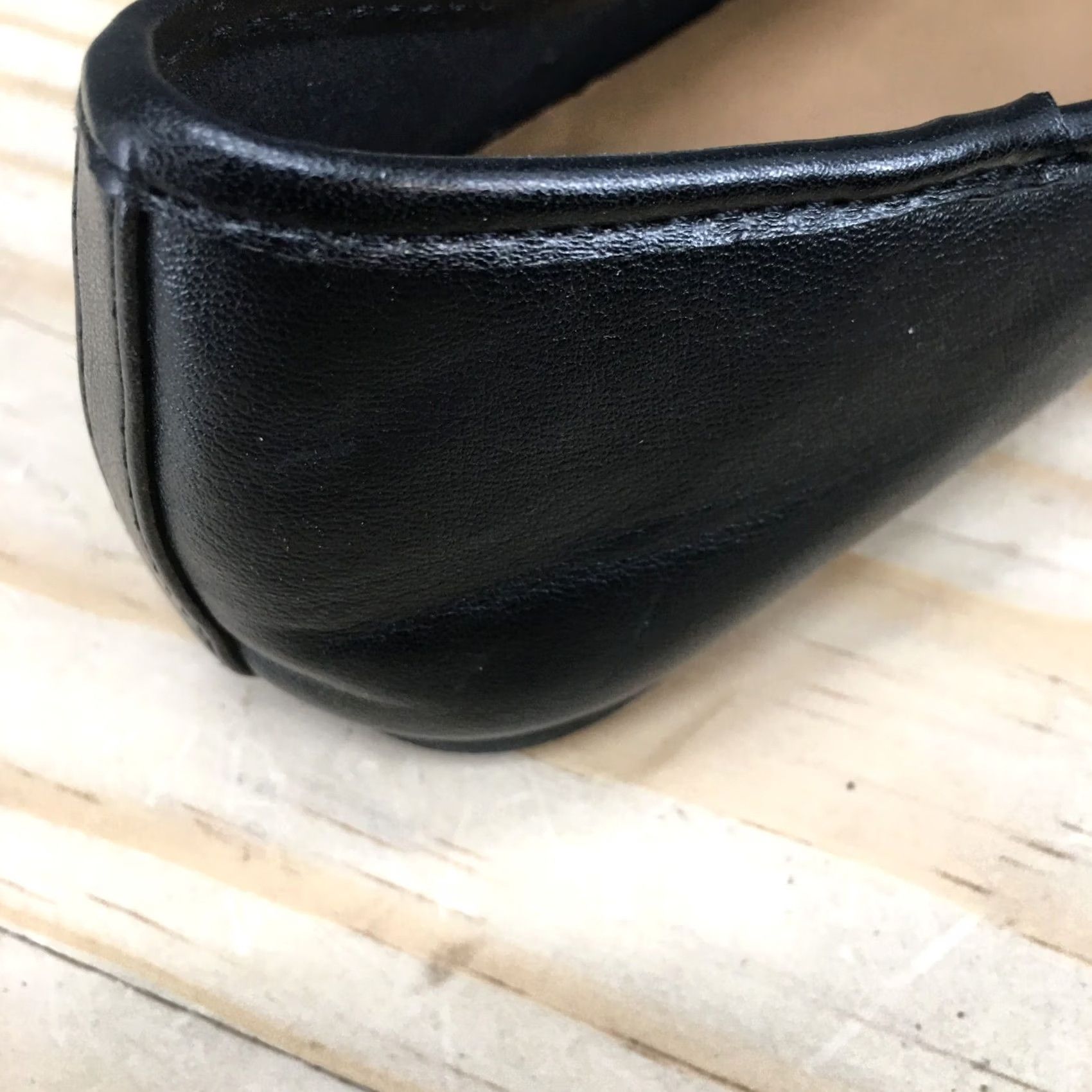 Vintage Arizona Jean Co. Shoes Womens 8.5 M Ballet Flats Black Pointed Toe Flat Casual Shoes Size 28" / US 6 / IT 42 - 4 Thumbnail