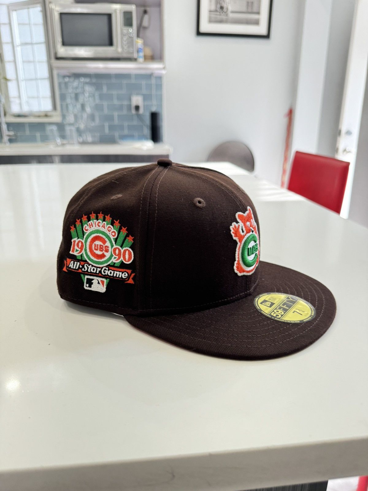 New Era Chicago Cubs fitted size 7 3/4 Size ONE SIZE - 2 Thumbnail