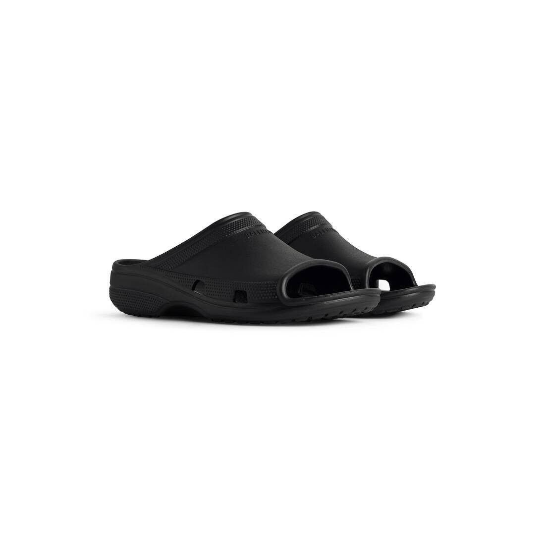 Balenciaga × Crocs o1in1g0326 Crocs™ Slide Sandals in Black Size US 8 / EU 41 - 2 Thumbnail