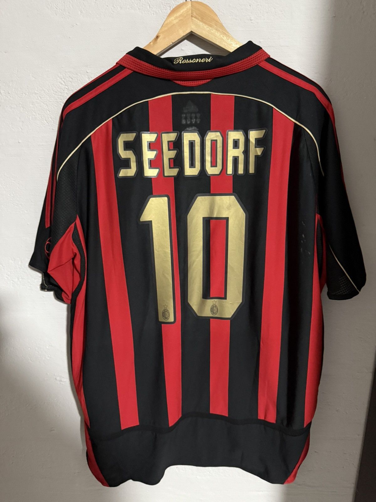 Adidas AC MILAN JERSEY Size US XL / EU 56 / 4 - 4 Thumbnail