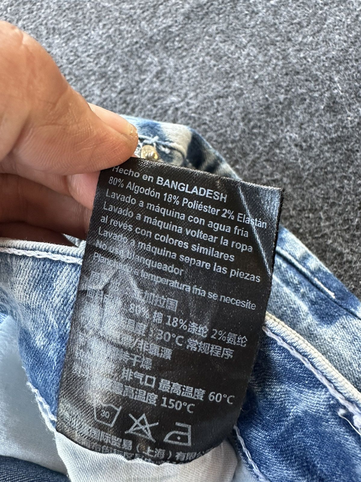 Southpole Flex Acid Washed Slim Denim D289