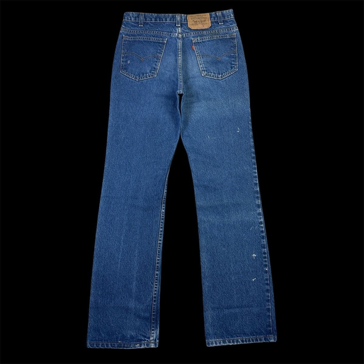 If Six Was Nine Vintage 80s Levis 517 Orange Tab Flared Denim Pant Size US 30 / EU 46 - 2 Thumbnail