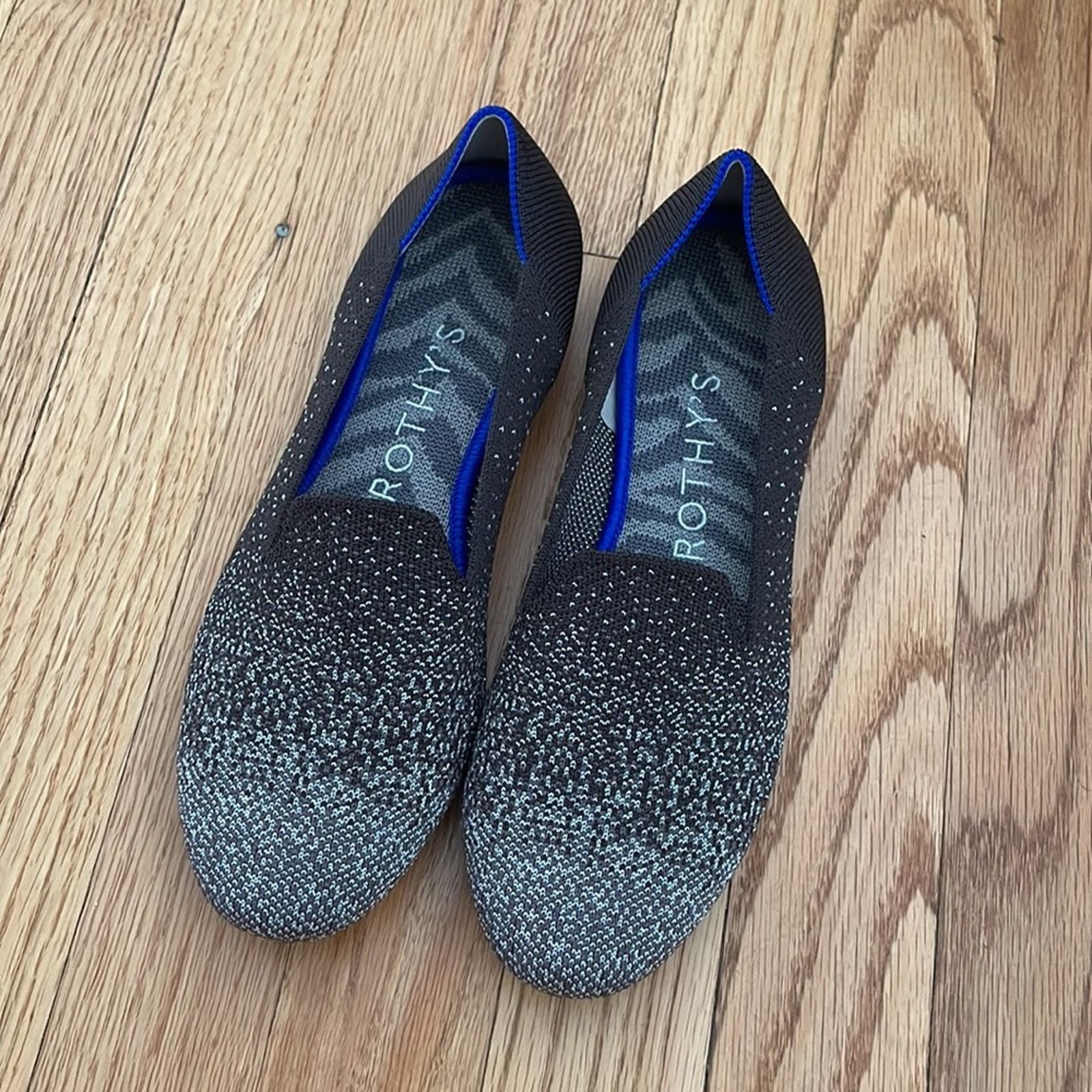 Other Rothy’s the Loafer in grey sparkles metallic dots size 7 Size US 7 / IT 37 - 4 Thumbnail
