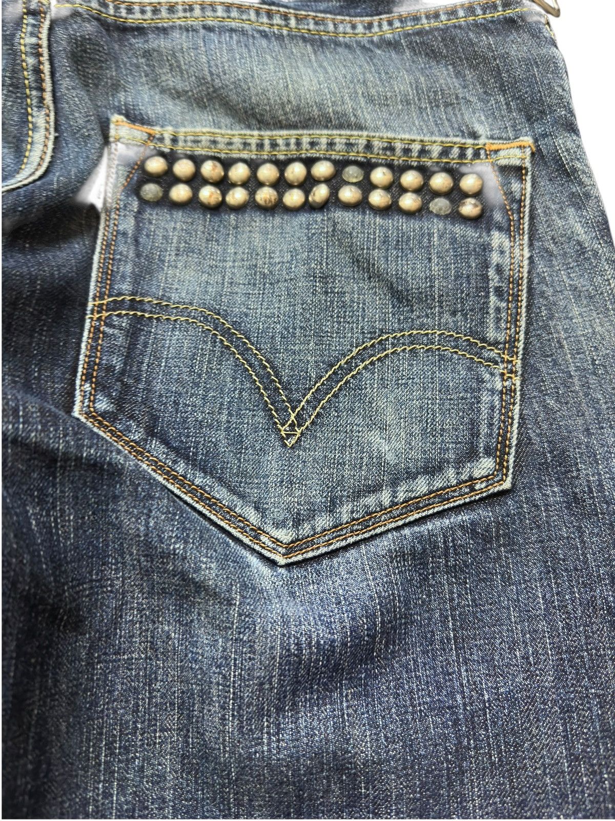 Levi's Vintage Clothing Vintage Levi’s 511 Mudwash Studded Zipper Denim Size US 32 / EU 48 - 7 Thumbnail