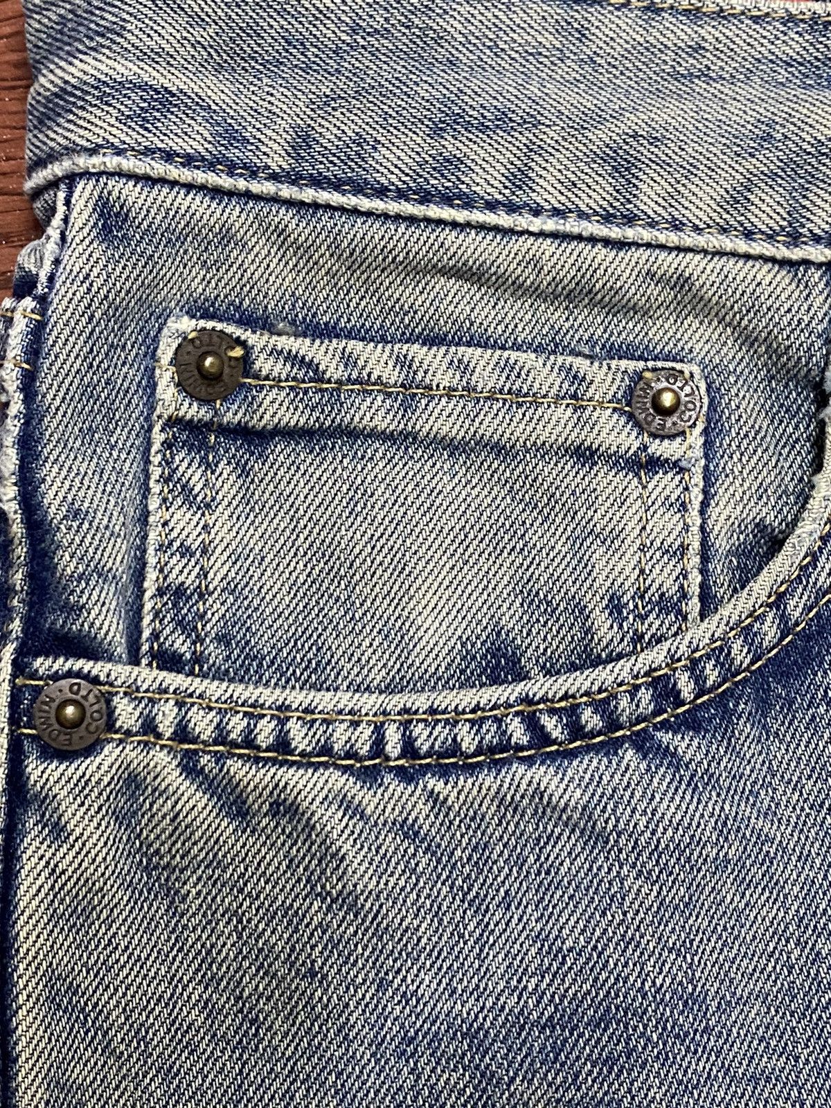 Edwin Vintage Edwin US Classic Faded Wash Distressed Loose Jeans Size US 32 / EU 48 - 10 Thumbnail