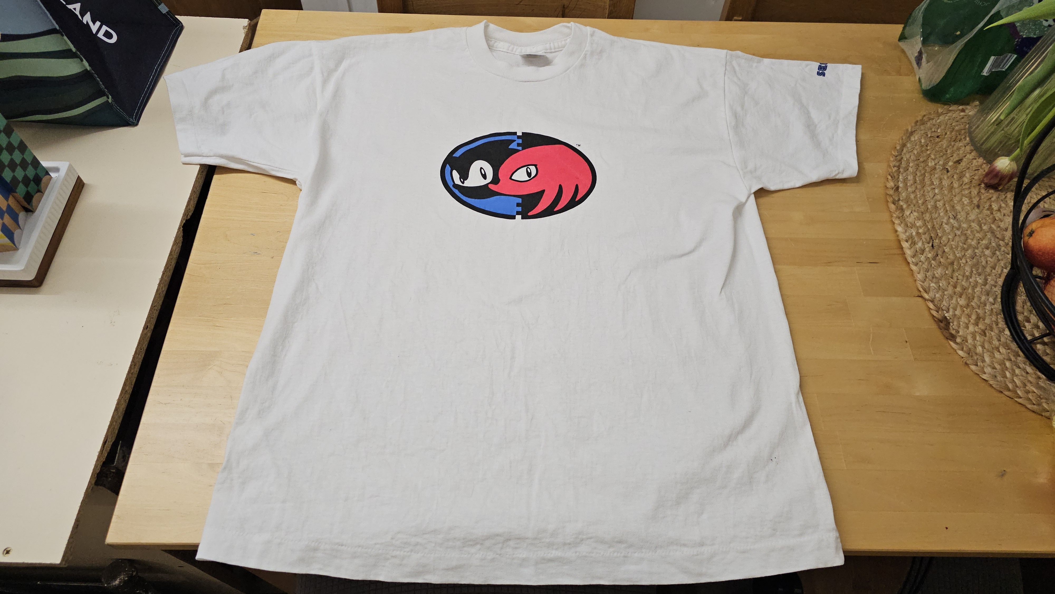 Nintendo Sonic the Hedgehog & Knuckles Promo SEGA Tee Rare 1994 Size US XL / EU 56 / 4 - 1 Thumbnail